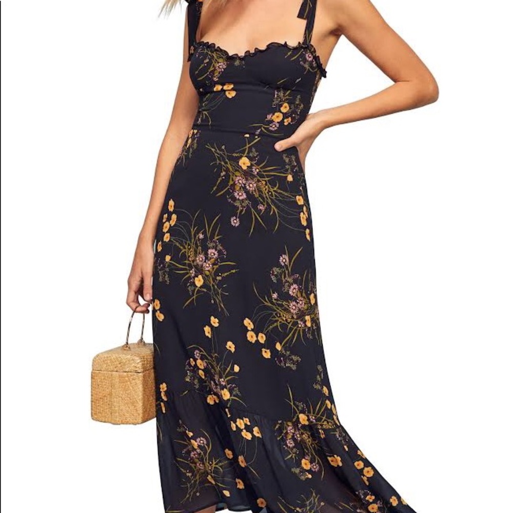 Reformation Nikita Dress in Mademoiselle